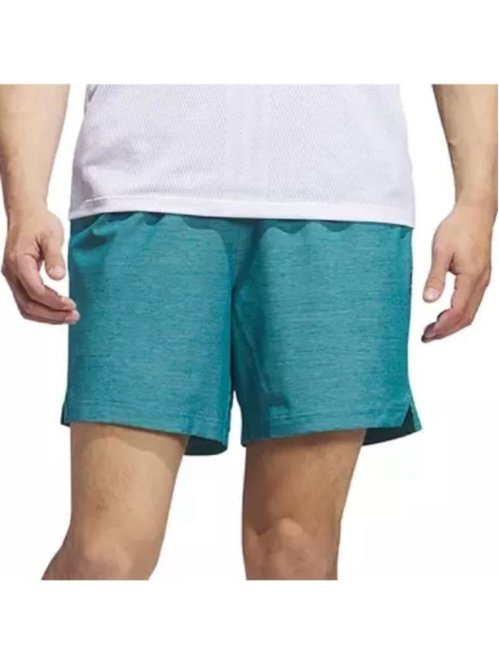 Mens Adidas axis 6” woven training shorts teal,size xl